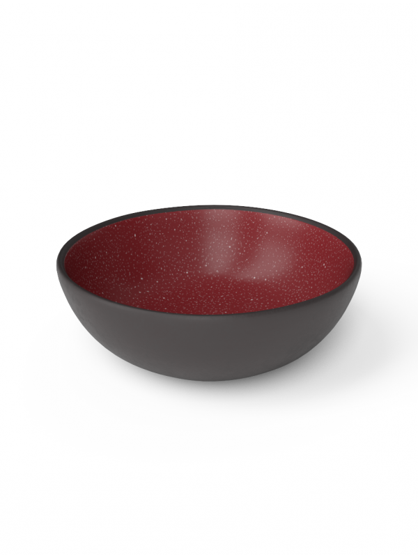 Galaxy Effect 15cm Medium Bowl (Red)
