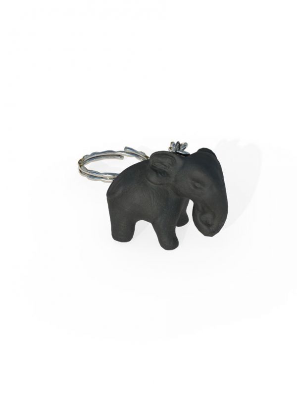 Baby Elephant key tag 