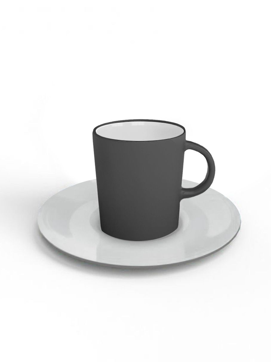 60ml Espresso cup - White Glaze
Black Porcelain