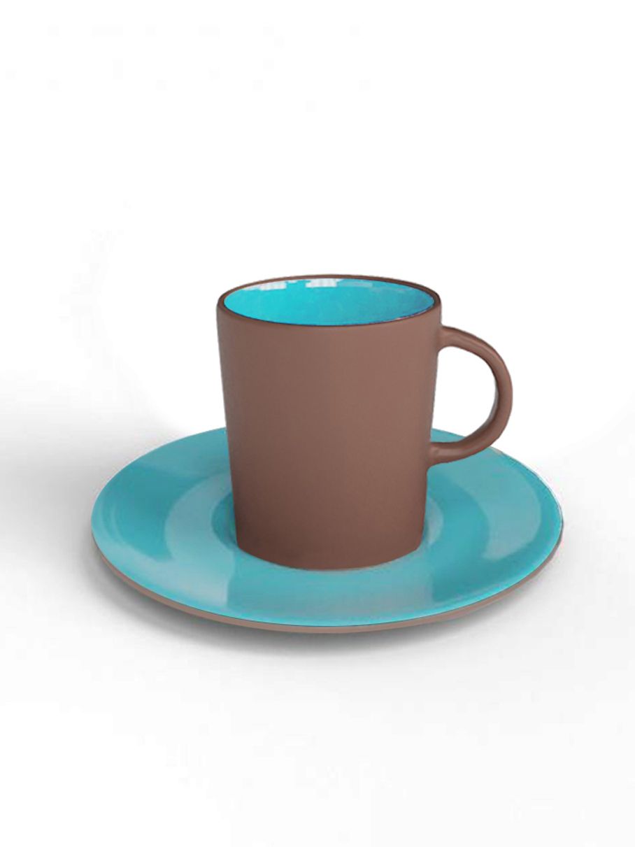 60ml Espresso cup - Sea Blue Glaze
Terracotta