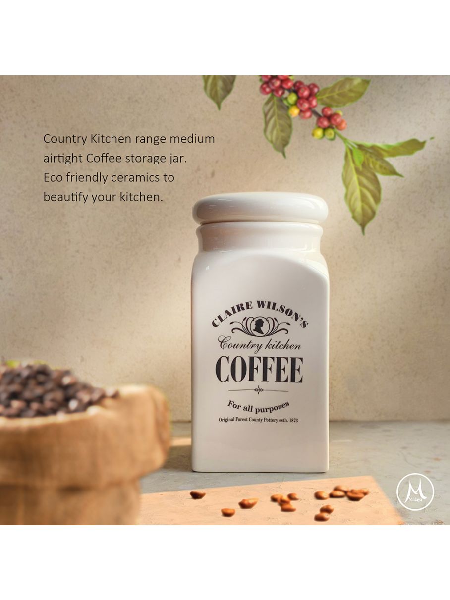 Country Kitchen store Jar Medium Coffee - Air Tight