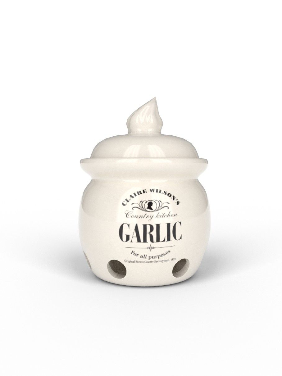 Country Kitchen Garlic store jar