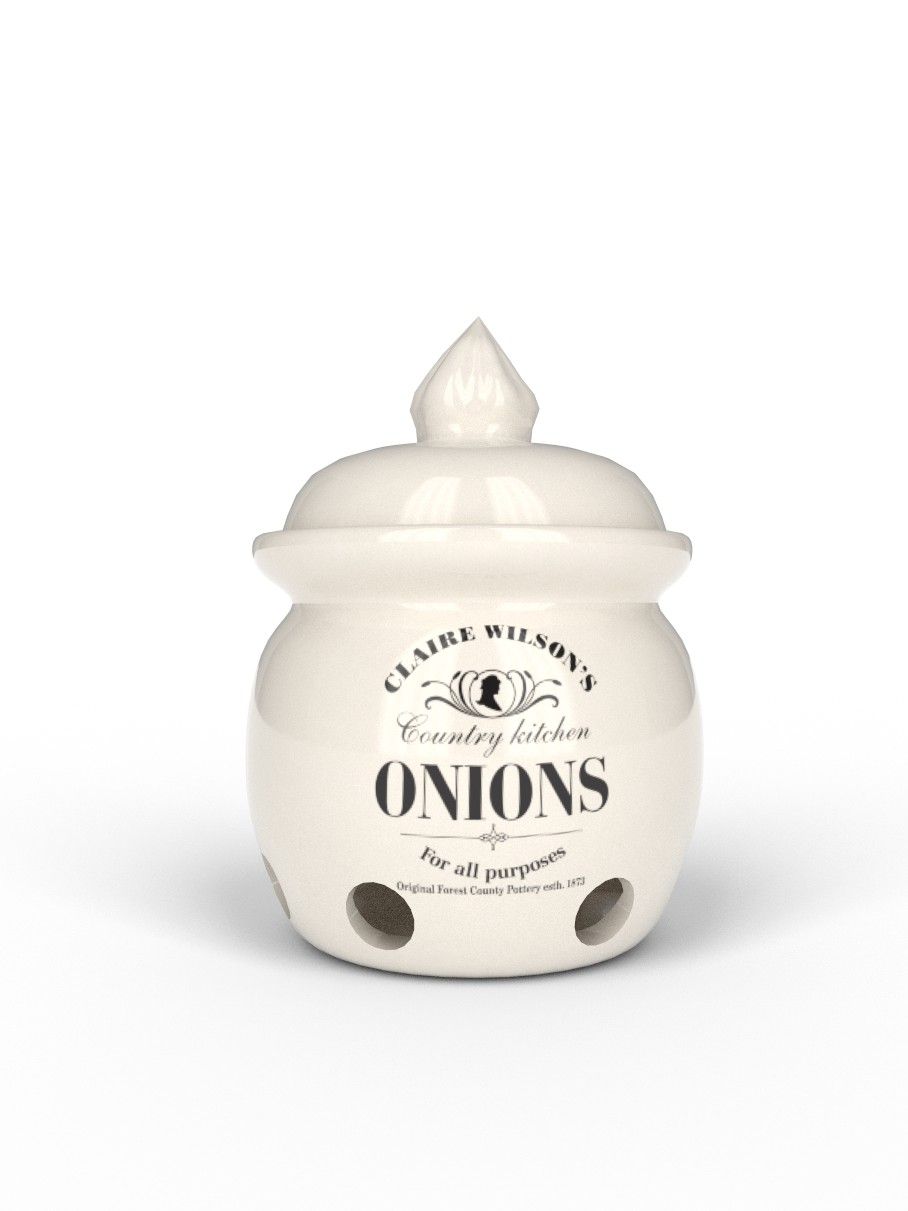 Country Kitchen Onion store jar