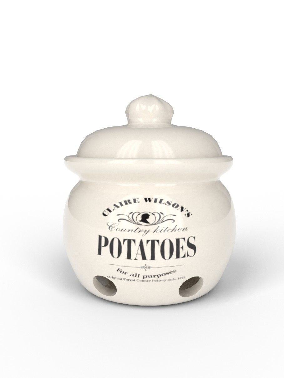 Country Kitchen Potato store jar